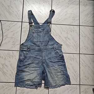 GAP Light Blue Denim Shortalls